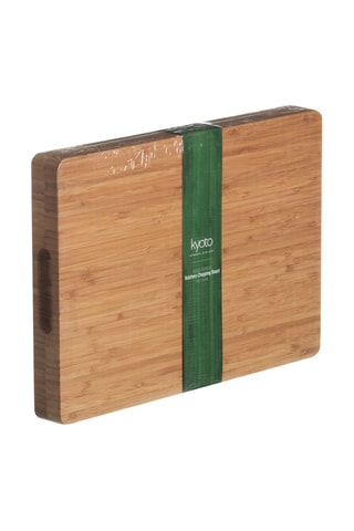 Bloco talhante bambu com pegas - 28 x 40 x 4