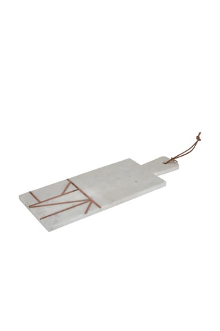Serviço para cortar em mármore e cobre - 48 x 18 cm