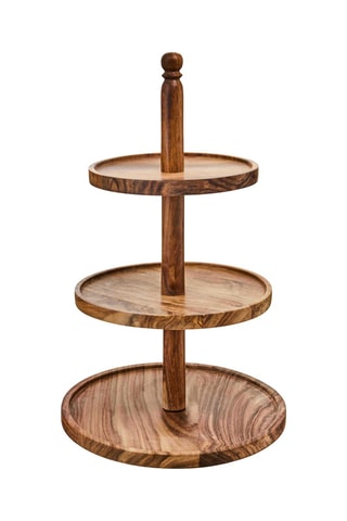 Expositor em madeira de sheesham Kora - 57 cm
