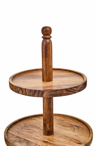 Expositor em madeira de sheesham Kora - 57 cm