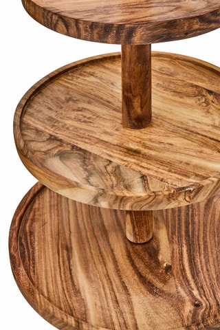 Expositor em madeira de sheesham Kora - 57 cm