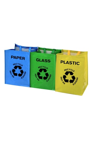 3 sacos reciclagem