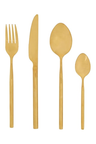 Faqueiro em aço inoxidável Modern Retro Cutlery - 16 peças