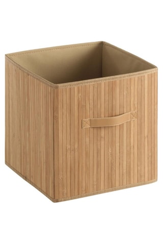 Cesto de arrumação em bambu Natural