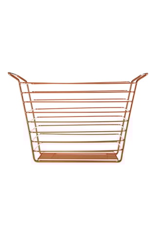 Cesto de arrumação Dourado-rosa