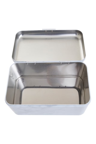5 caixas de arrumação White Marble Branco e cinzento