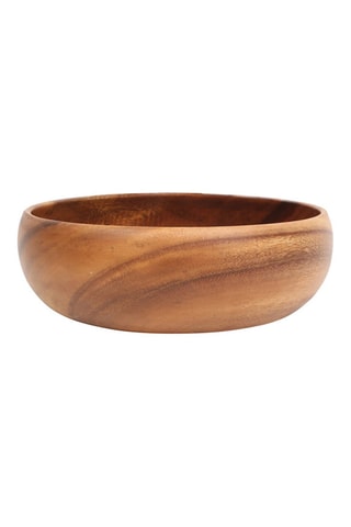 Saladeira de madeira - 26 x 8 cm