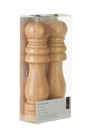 Moinhos de pimenta e sal hevea e cerâmica - 22 cm