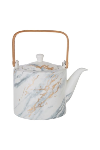 Chaleira em porcelana e bambu 0,8 l