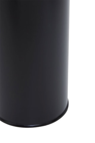 Piaçaba em aço inoxidável Allegra - Preto