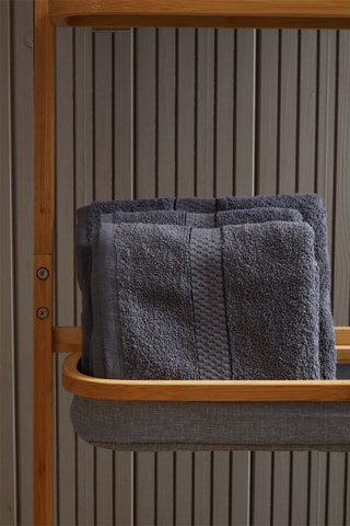 6 toalhas Thread & Loom - Preto