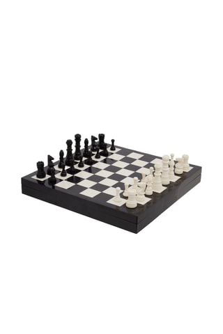 Tabuleiro de xadrez Churchill Games - Branco e preto