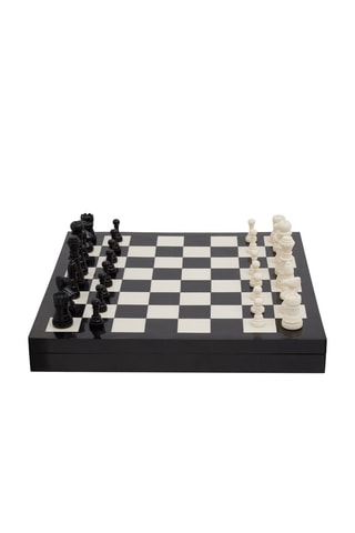 Tabuleiro de xadrez Churchill Games - Branco e preto