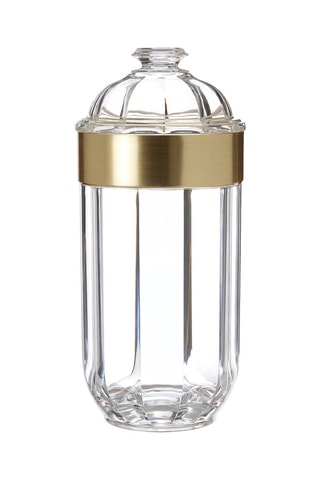 Vaso Acrylic Canister - 10 x 22 x 10 cm