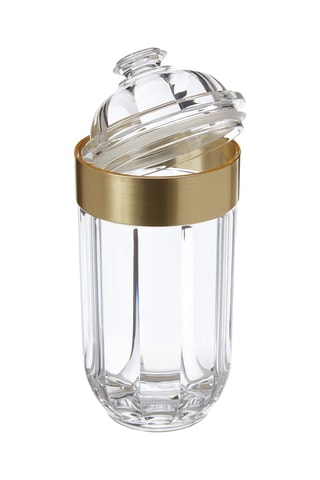 Vaso Acrylic Canister - 10 x 22 x 10 cm