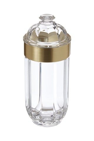 Vaso Acrylic Canister - 10 x 22 x 10 cm