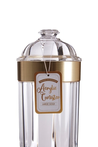 Vaso Acrylic Canister - 10 x 22 x 10 cm