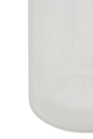 Frasco em vidro com tampa em acácia Freska 800 ml