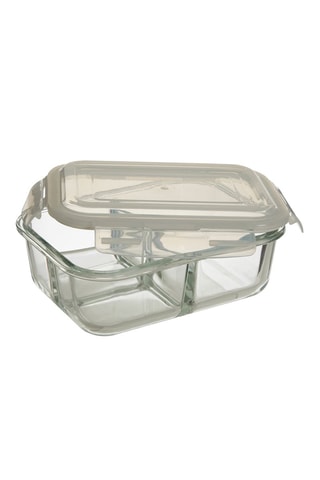 Caixa de conservação em vidro borossilicato, plástico sem BPA e silicone - 15 x 20 cm