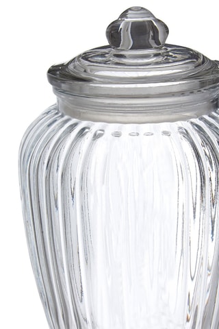 Frasco com tampa em vidro 2,28 l