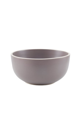 Serviço em porcelana 12 peças - Castanho-claro e branco