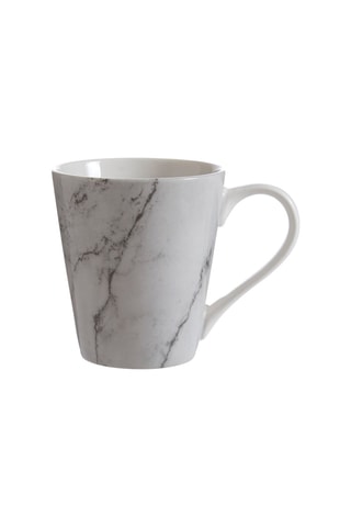 Serviço em porcelana Avie 16 peças - Branco e cinzento