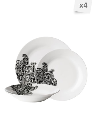 Serviço de porcelana Avie 12 peças