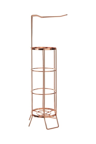 Suporte para papel higiénico Dourado-rosa