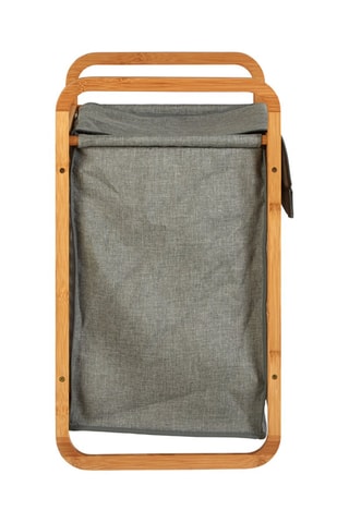 Cesto da roupa Carrick Cinzento e natural - 35 x 40 x 60 cm