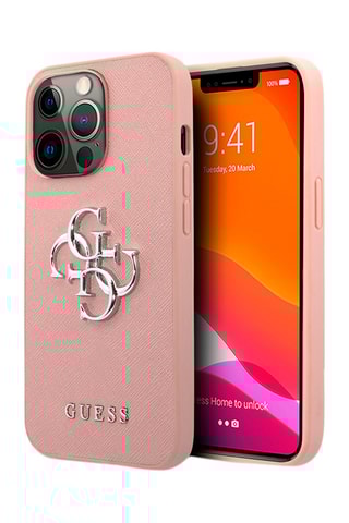 Saffiano Case Guess 4G - iPhone 13 Pro