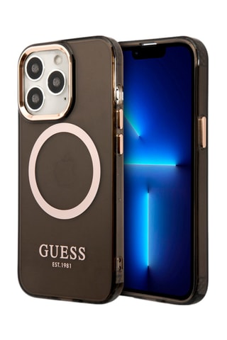 Case Guess Gold Outline - iPhone 14 Pro - MagSafe