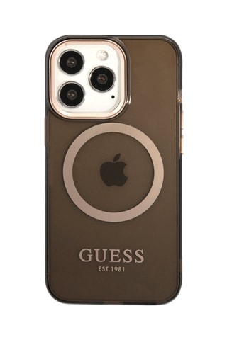 Case Guess Gold Outline - iPhone 14 Pro - MagSafe