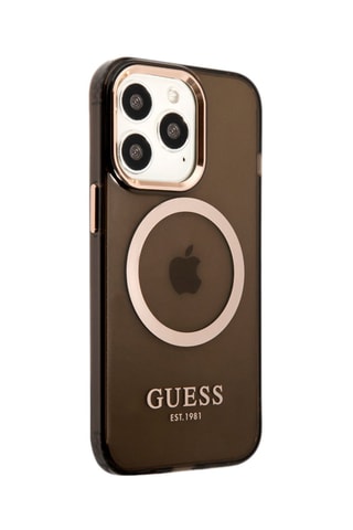 Case Guess Gold Outline - iPhone 14 Pro - MagSafe