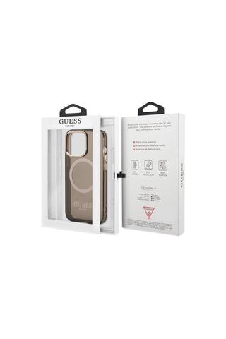 Case Guess Gold Outline - iPhone 14 Pro Max - MagSafe