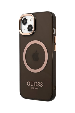 Case Guess Gold Outline - iPhone 14 Plus - MagSafe