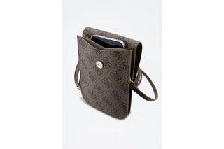 Schoudertas Guess - Wit en bruin