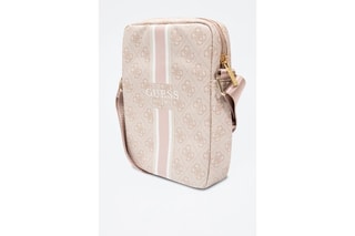 Schoudertas Guess - Wit en roze