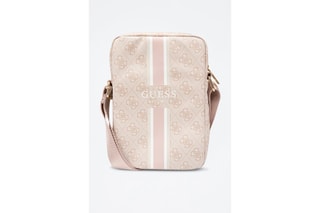 Schoudertas Guess - Wit en roze
