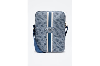 Schoudertas Guess - Wit, blauw en roze