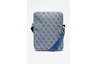 Schoudertas Guess - Wit, blauw en roze