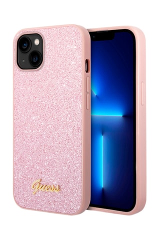 Case Guess Glitter Script - iPhone 14