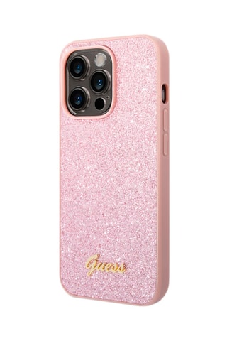 Case Guess Glitter Script - iPhone 14 Pro Max