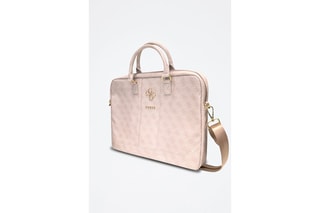 Schoudertas Guess 4G - Roze
