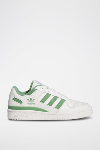 Sneakers en cuir pleine fleur Forum Low Cl - Blanc et vert
