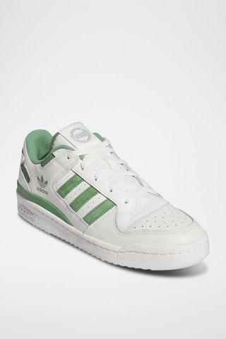 Sneakers en cuir pleine fleur Forum Low Cl - Blanc et vert