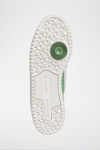 Sneakers en cuir pleine fleur Forum Low Cl - Blanc et vert