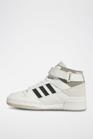 Sneakers montantes en cuir Forum - Blanc