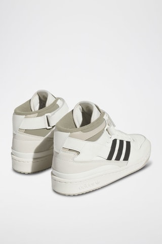Sneakers montantes en cuir Forum - Blanc