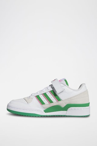 Sneakers en nubuck Forum Low - Blanc et vert
