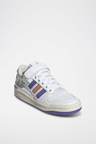 Sneakers en cuir Forum Low - Blanc et violet